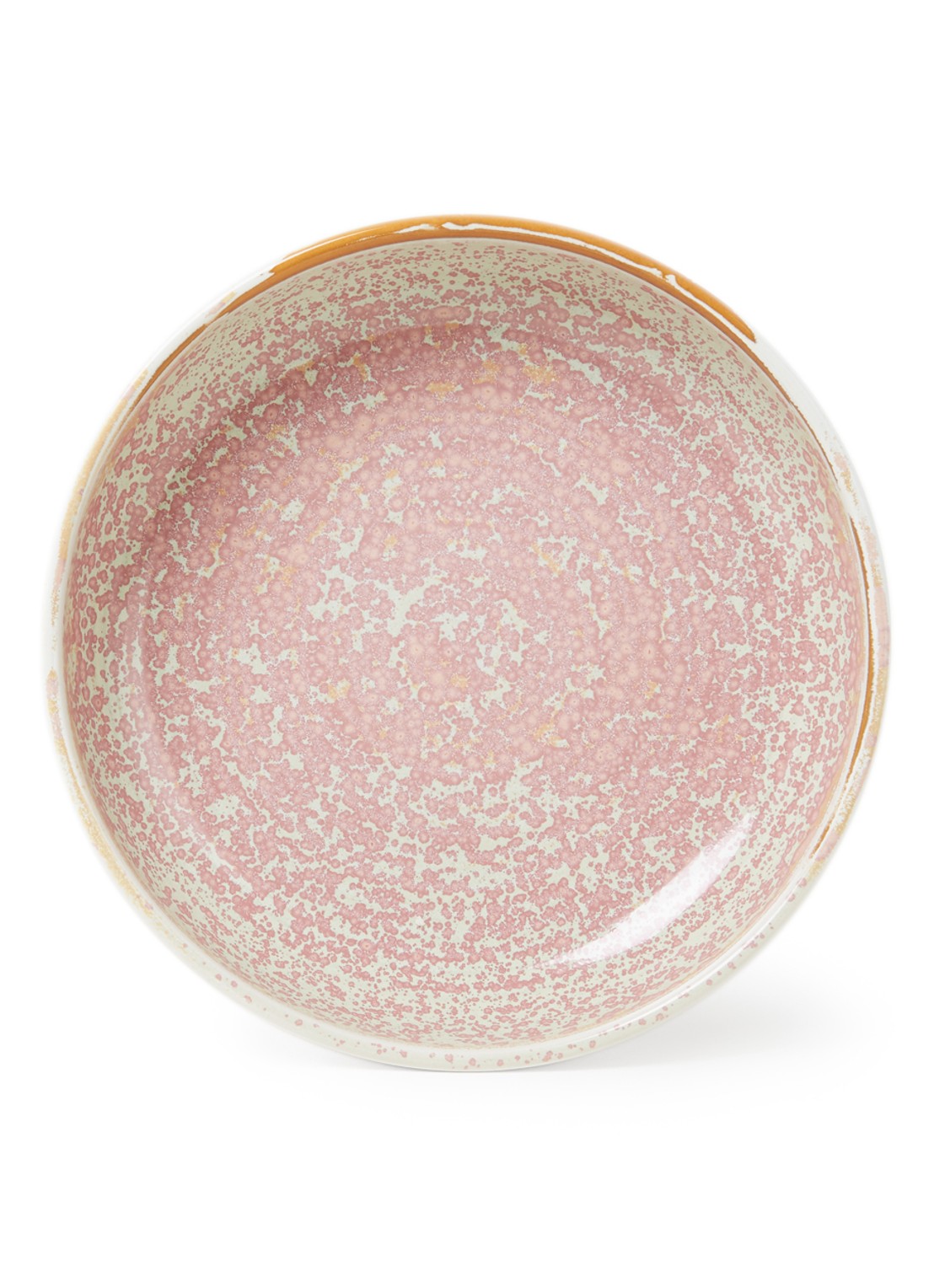 HKliving Ontbijtbord 19 cm - voorkant roze
