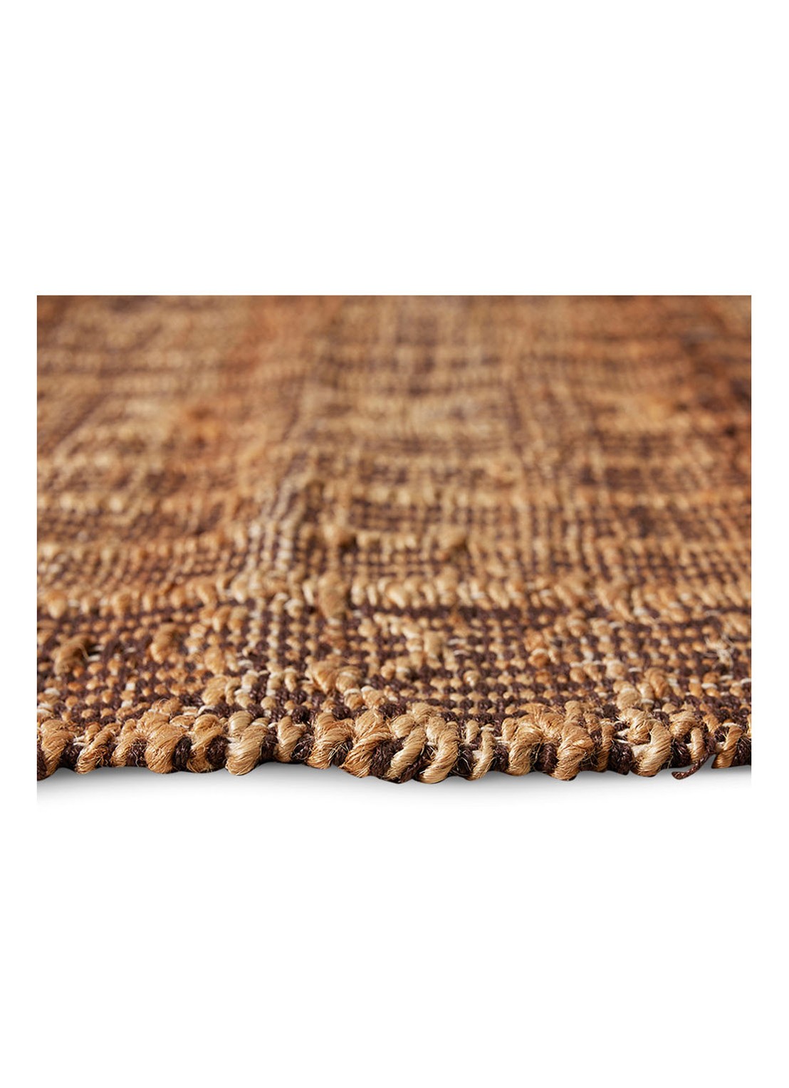 HKliving Original Runner vloerkleed 80 x 350 cm - detail 3 bruin