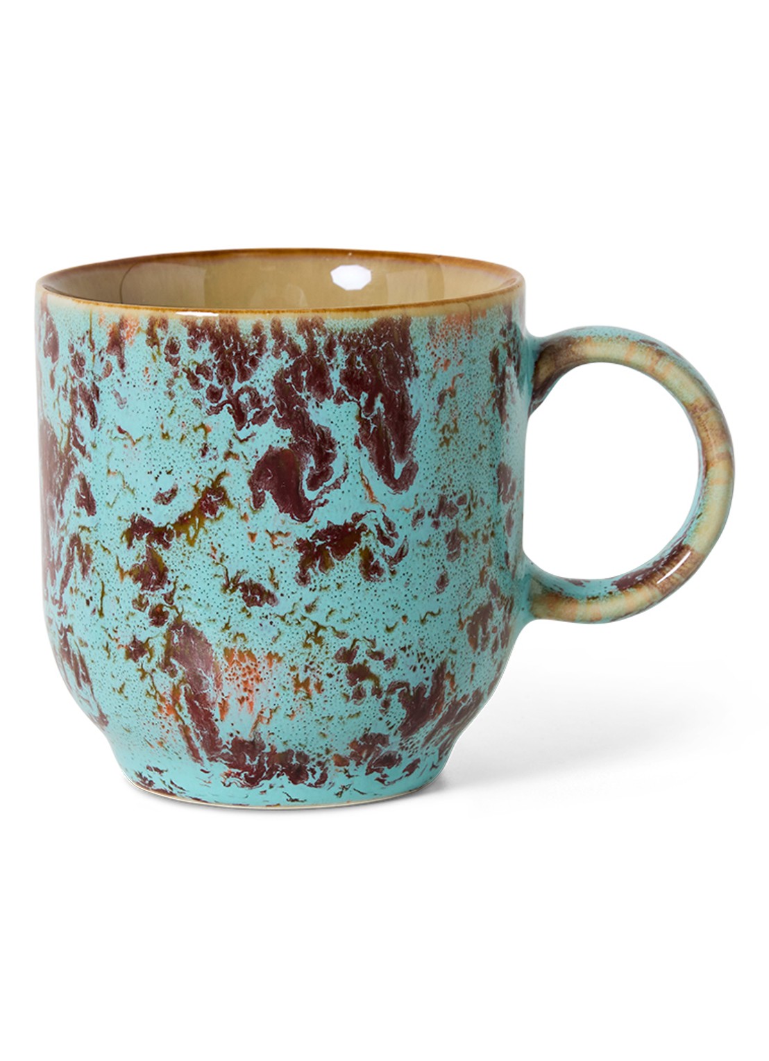 HKliving Patina mok - voorkant turquoise
