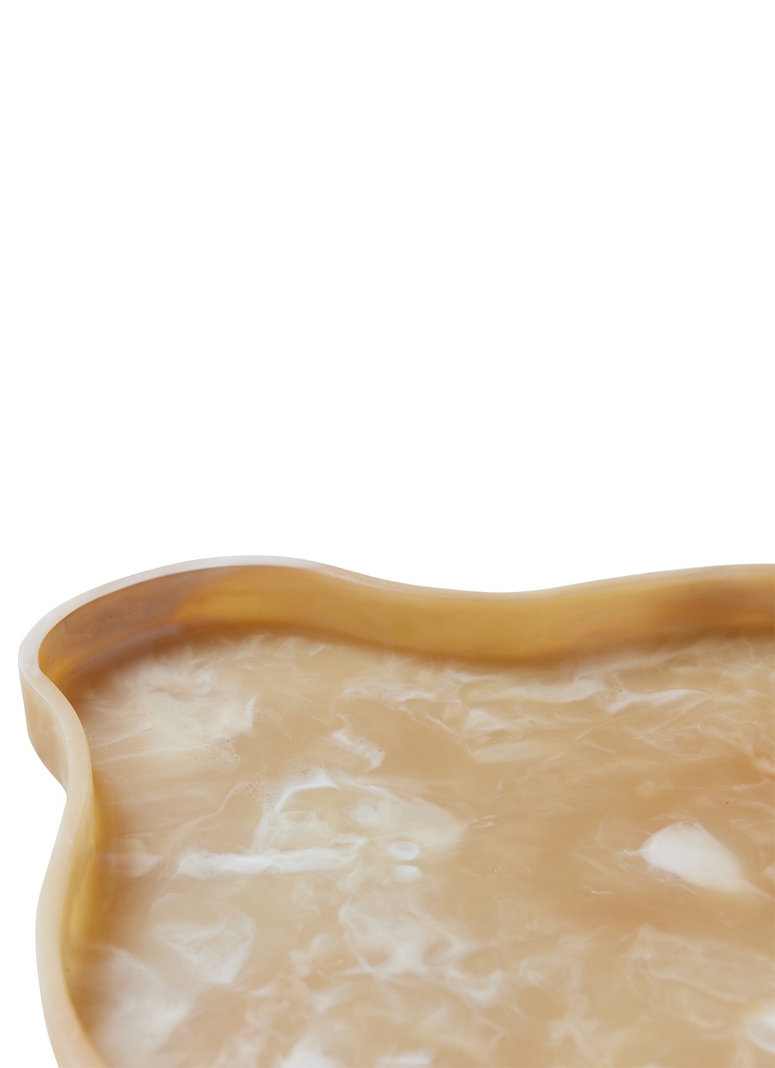 HKliving Patio dienblad 41,5 x 33 cm - detail creme