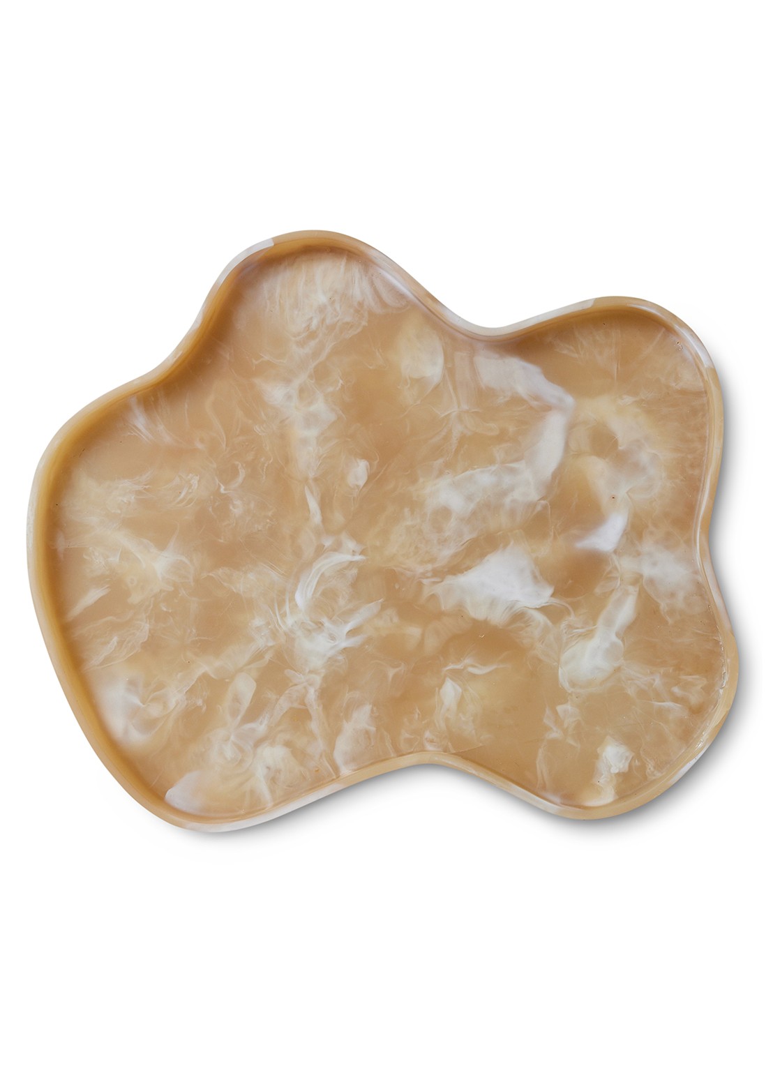 HKliving Patio dienblad 61,5 x 54,5 cm - voorkant creme