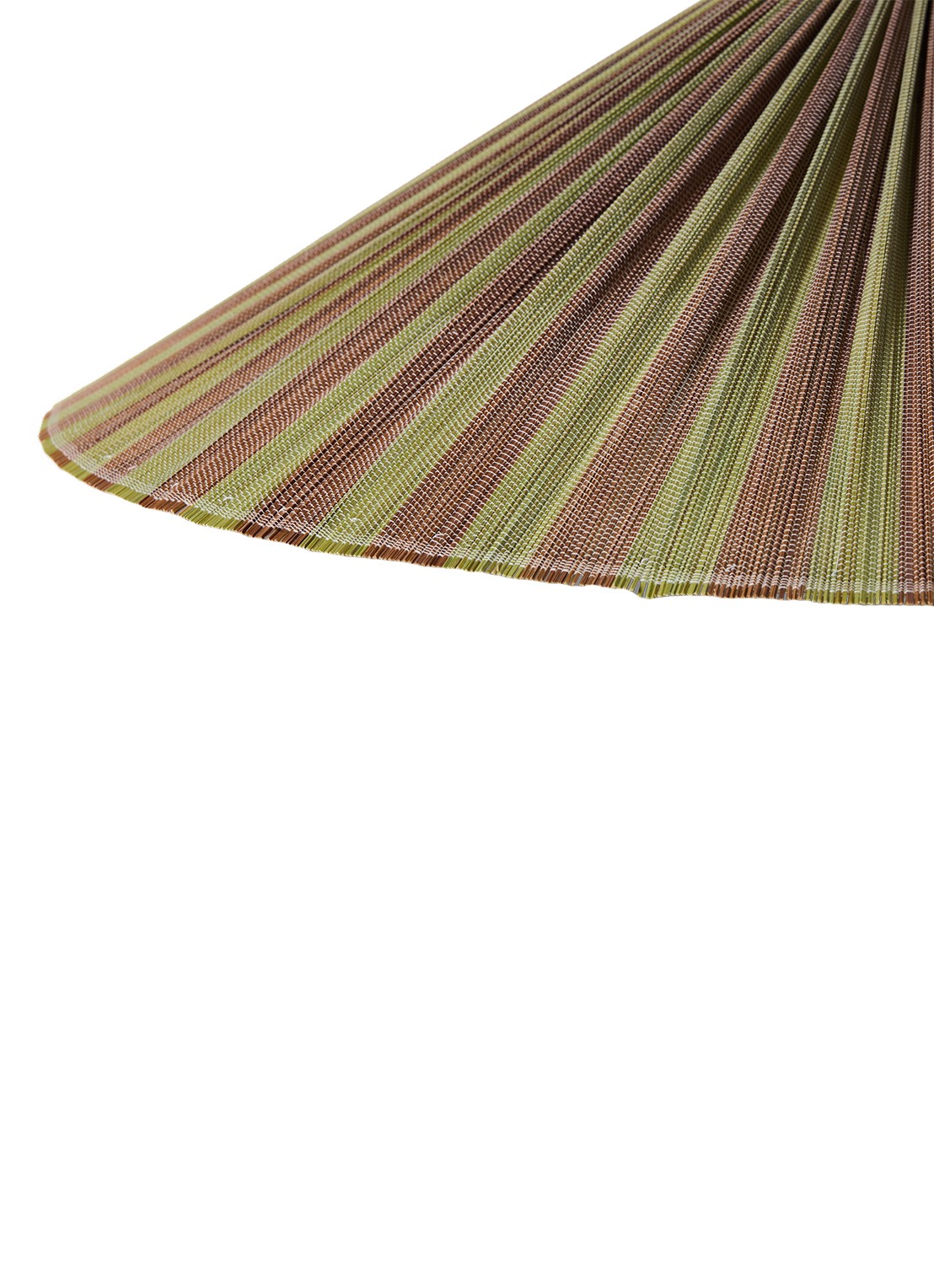 HKliving Plisse hanglamp - voorkant 3 groen
