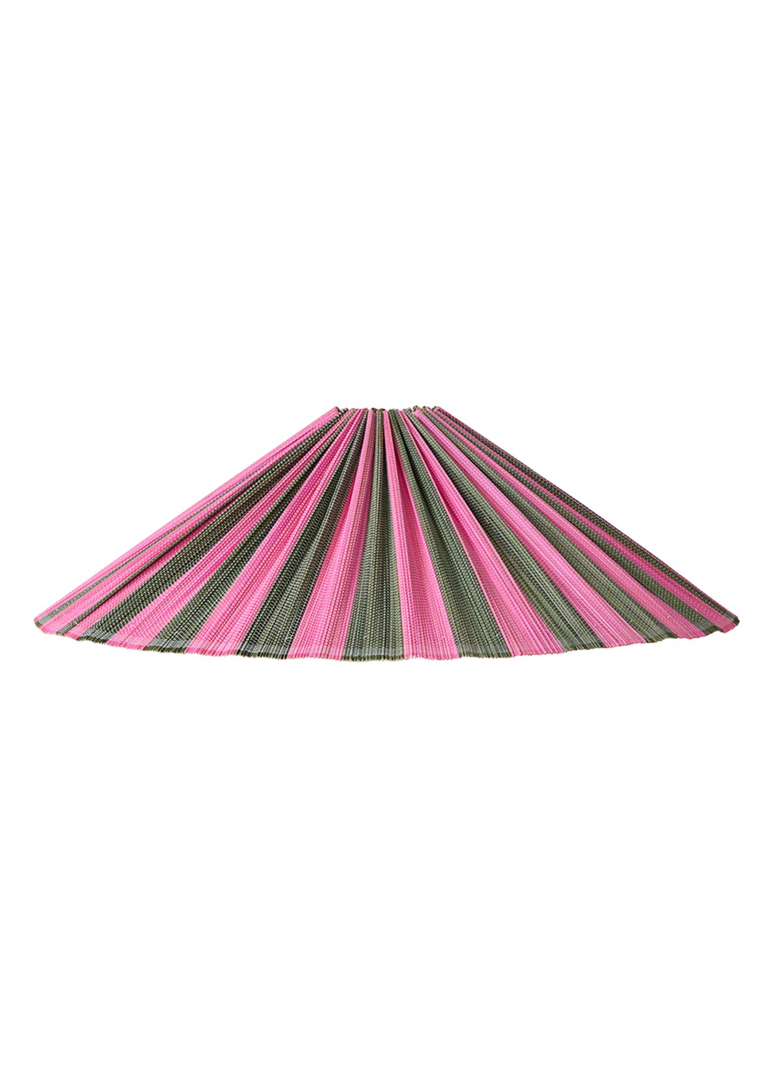 HKliving Plisse lampenkap 44 cm - voorkant 2 roze