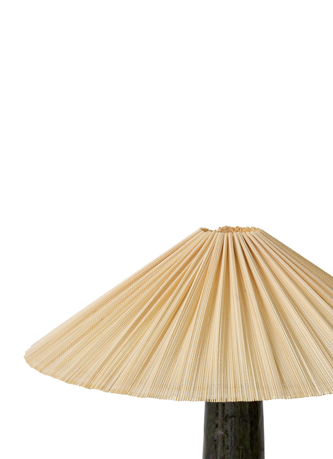 HKliving Plisse lampenkap 44 cm - achterkant 3 naturel