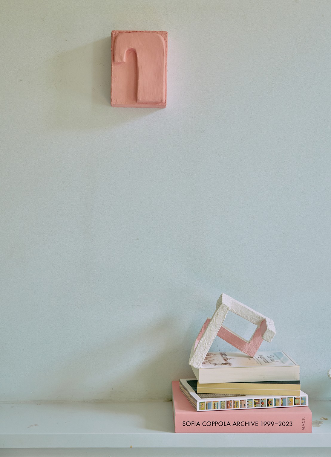 HKliving Pocket Exhibit: Crave wandelement 16 x 12 cm - detail 2 roze