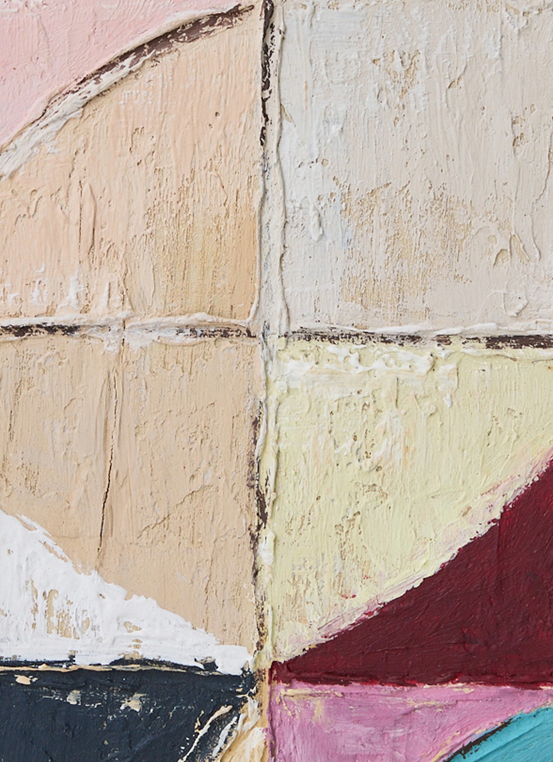 HKliving Pocket Exhibit: Palette wandelement 26 x 20 cm - achterkant 3 roze