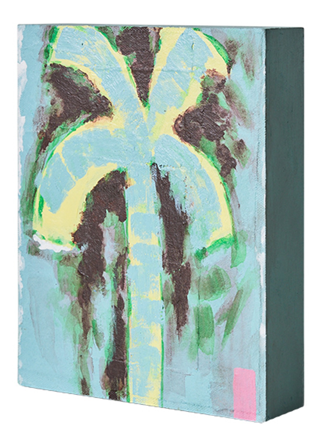 HKliving Pocket Exhibit: Palmate wandelement 20 x 16 cm - voorkant 5 donkerblauw