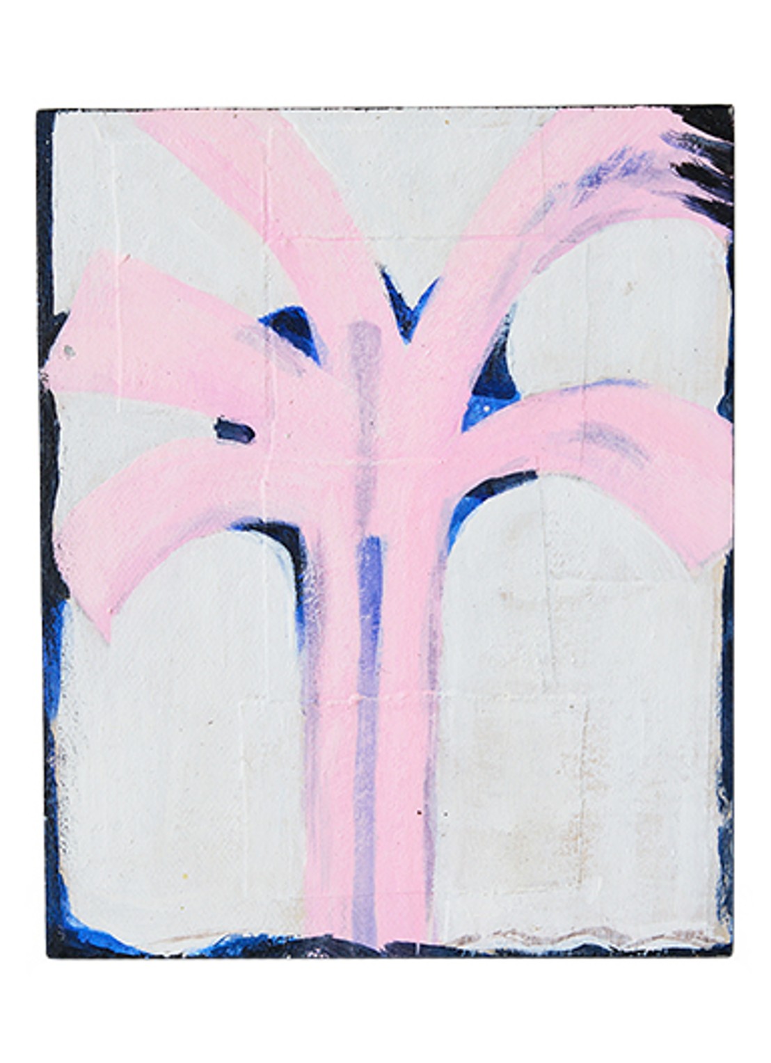 HKliving Pocket Exhibit: Palmlines wandelement 16 x 13 cm - voorkant 3 roze