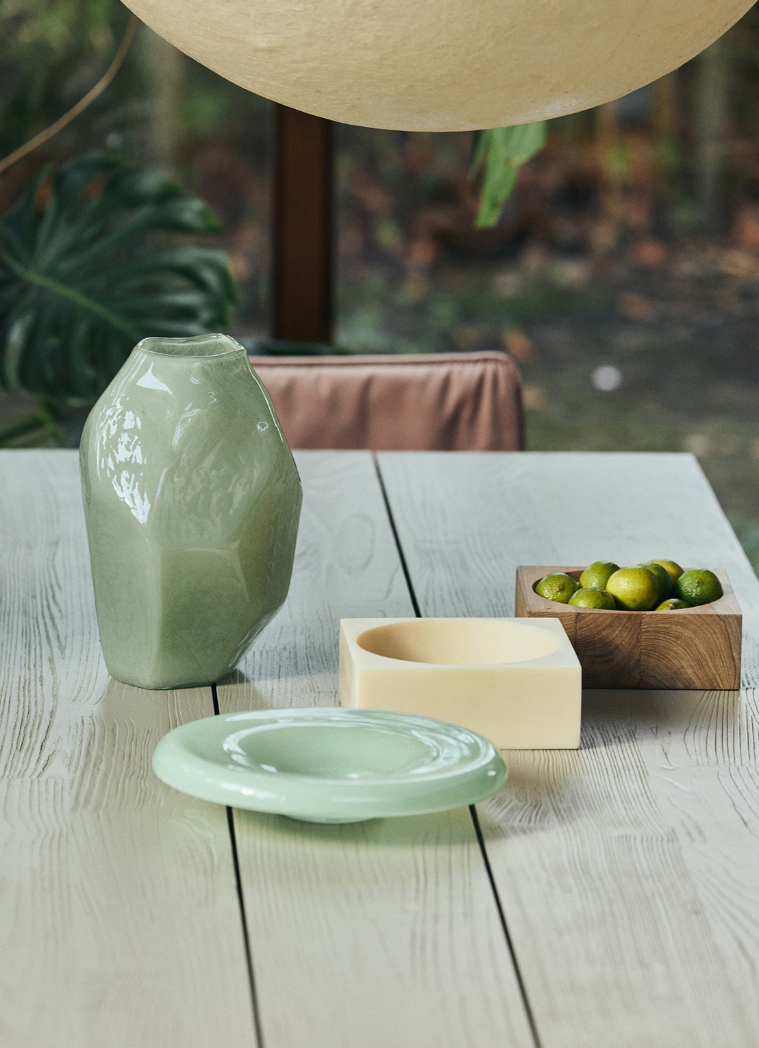 HKliving Pop schaal 22 x 22 cm - achterkant gebroken wit