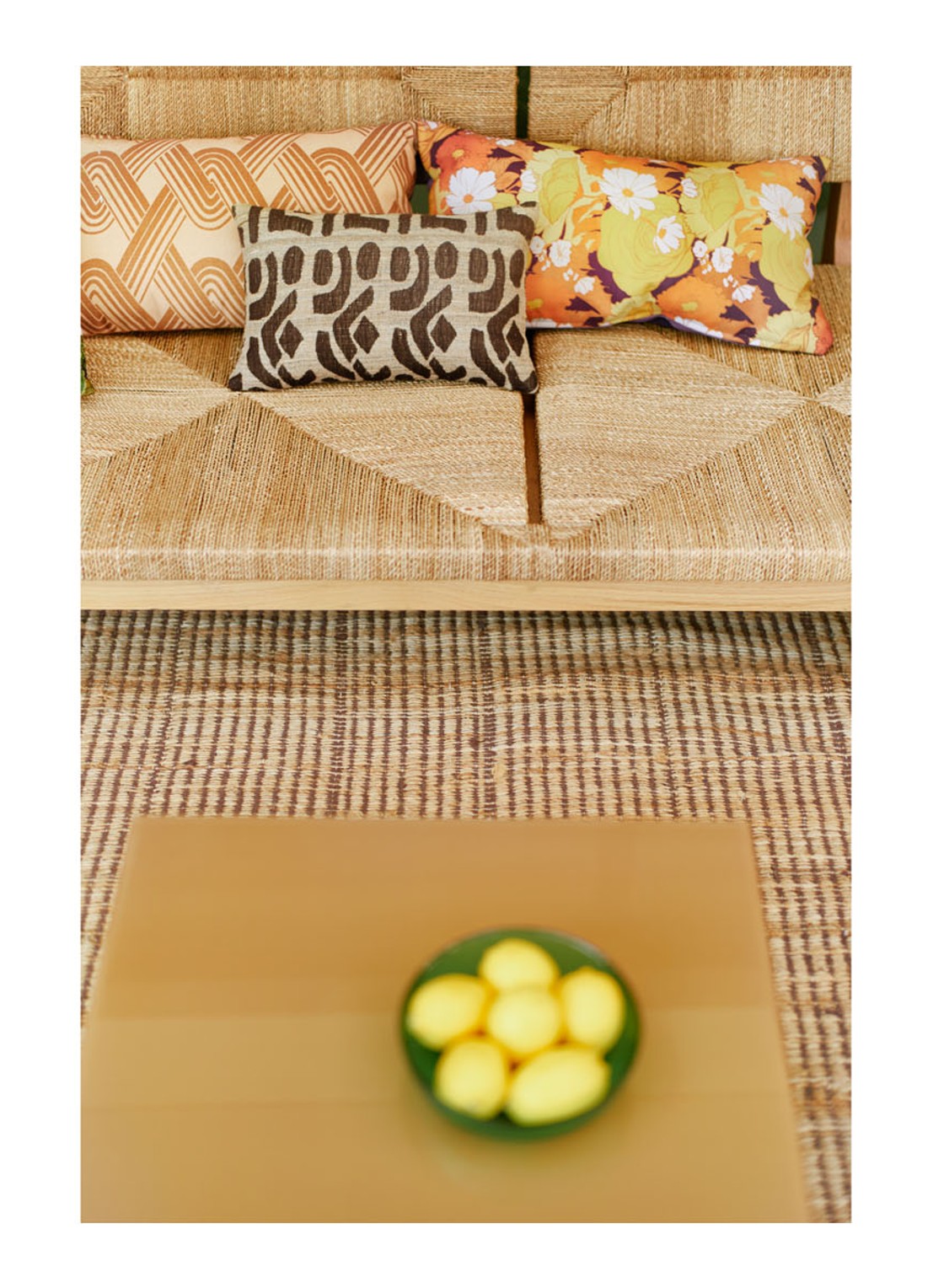 HKliving Printed sierkussen 60 x 35 cm - voorkant 2 multicolor