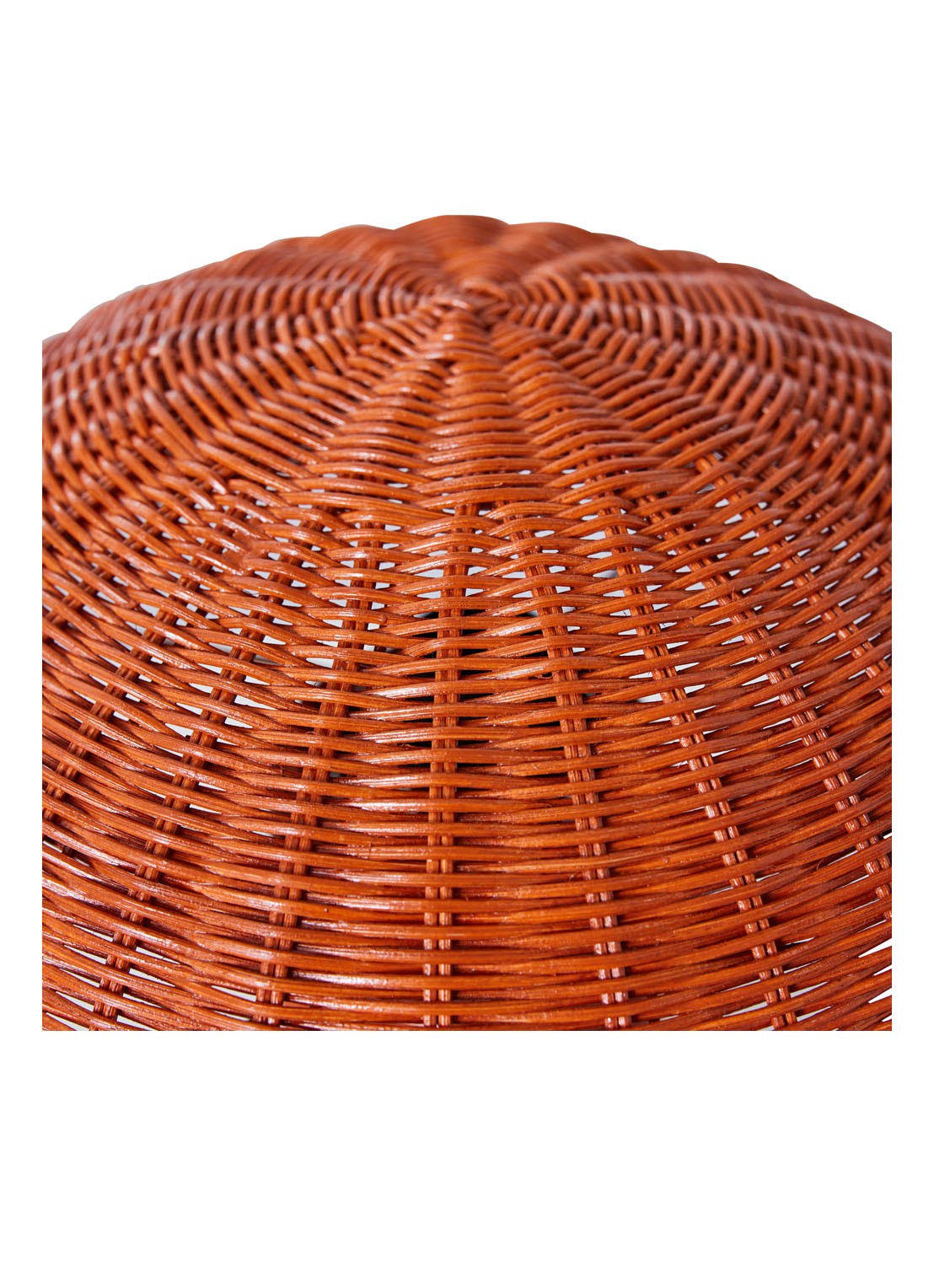 HKliving Rattan tafellamp Ø34 cm - detail 3 orange