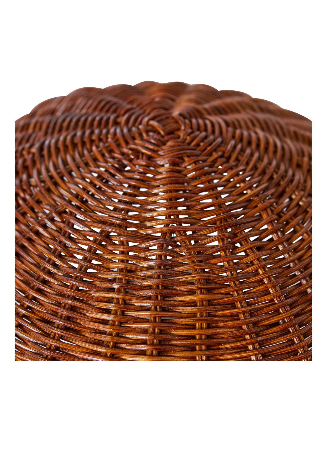 HKliving Rattan tafellamp Ø34 cm - detail 5 cognac