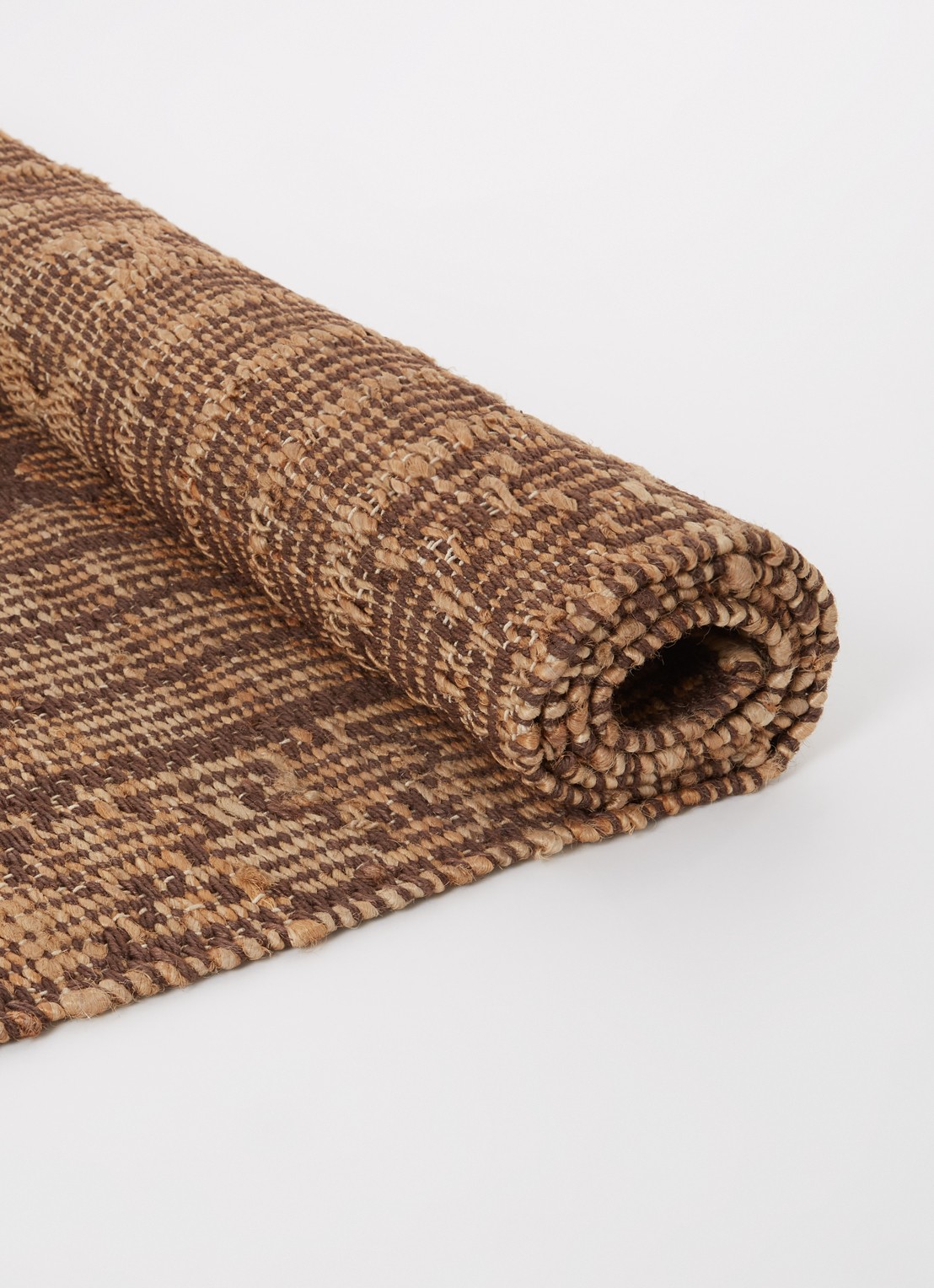 HKliving Runner vloerkleed van jute 700 x 200 cm  - voorkant 2 camel