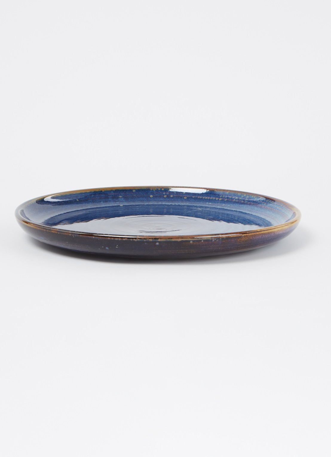HKliving Rustic dinerbord 26,5 cm - detail 4 indigo