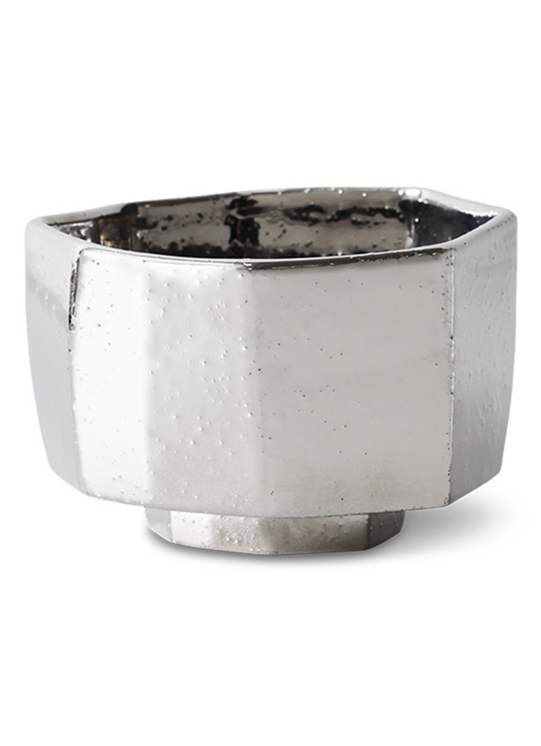 HKliving Schaal 10 cm - voorkant zilver