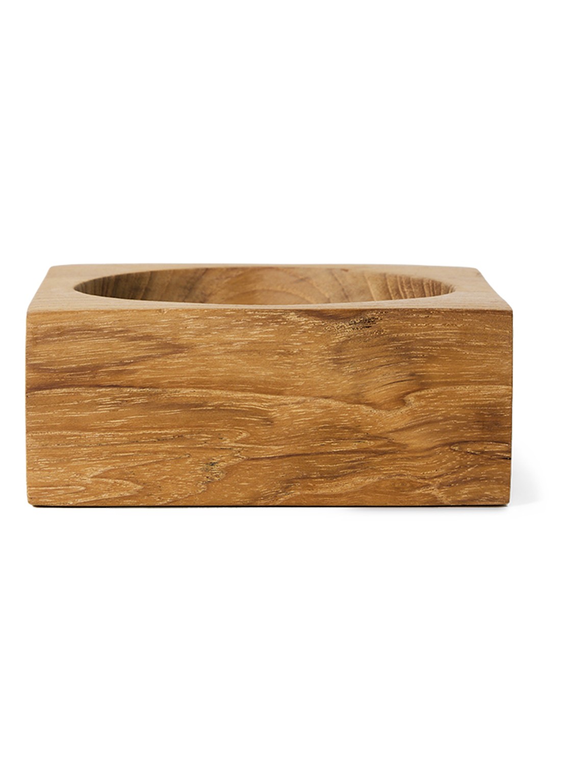 HKliving Schaal 12 x 12 cm - voorkant bruin