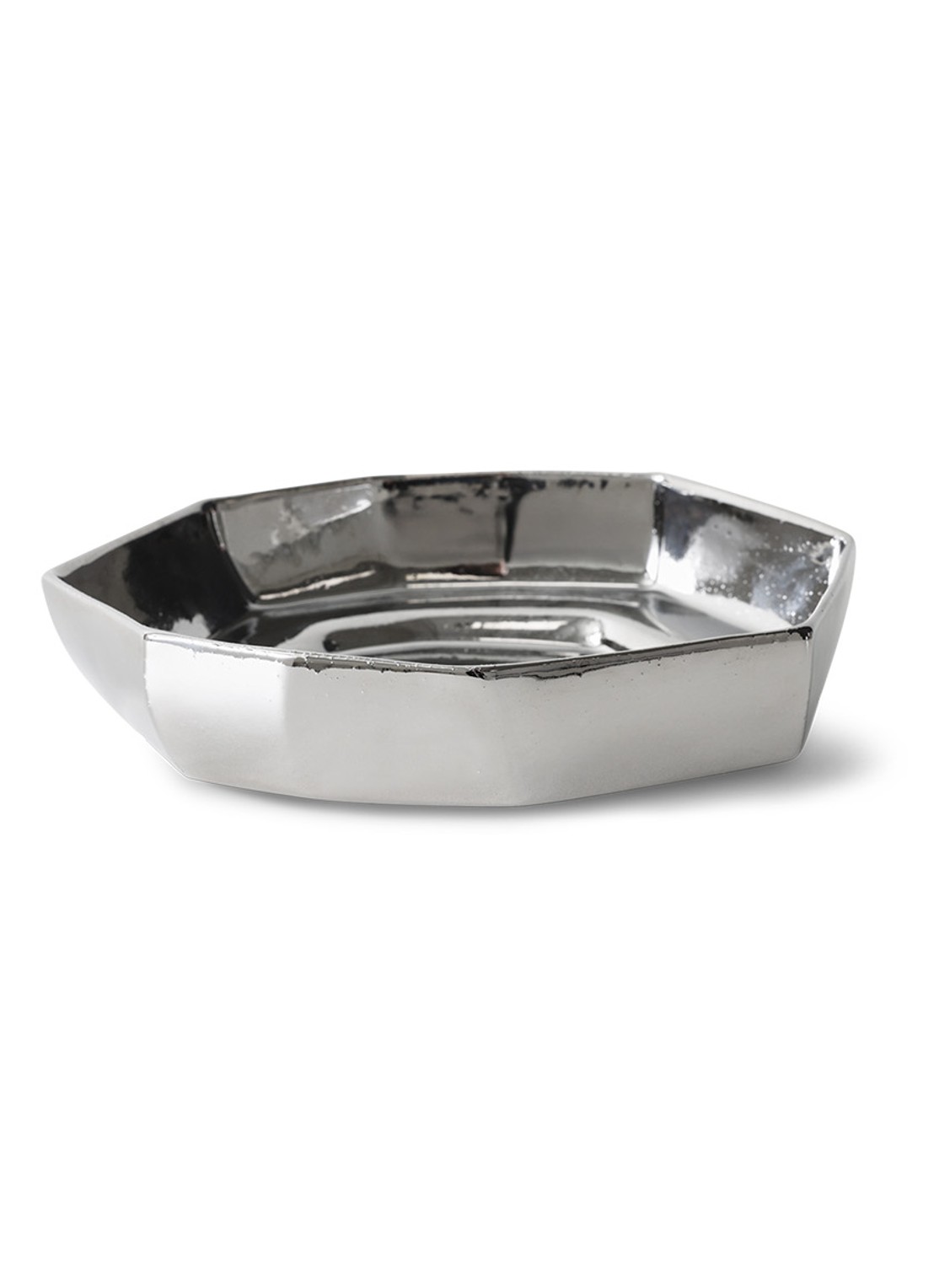 HKliving Schaal 25 cm - voorkant 5 zilver