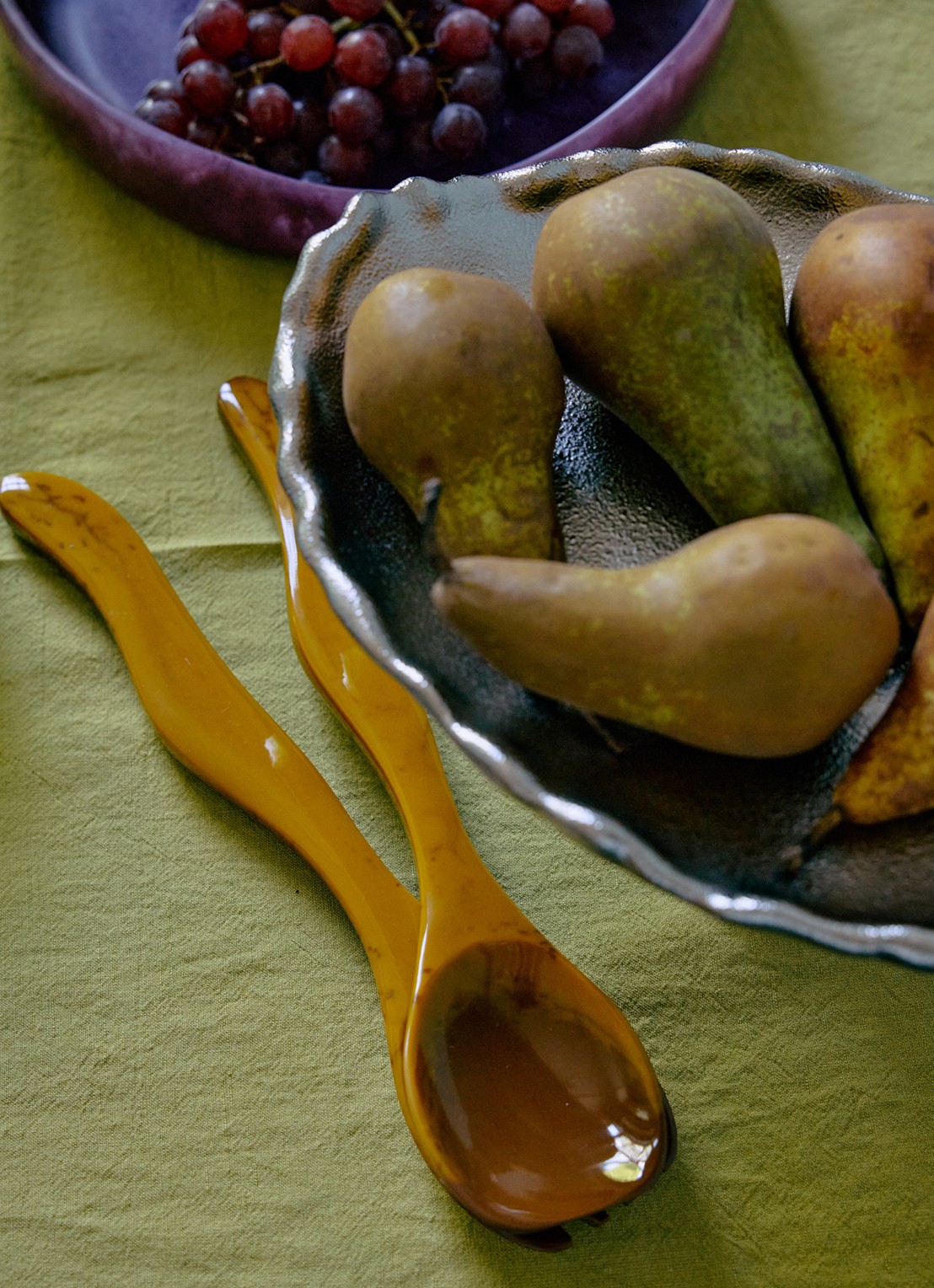 HKliving Schaal 30 x 23 cm - achterkant 3 zilver