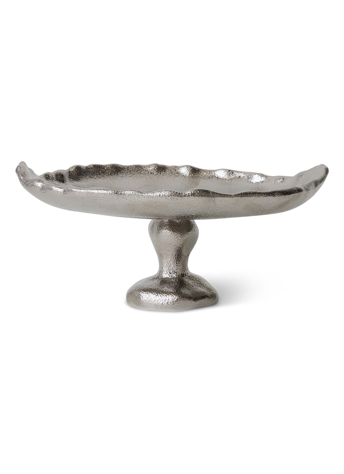 HKliving Schaal 30 x 23 cm - voorkant zilver