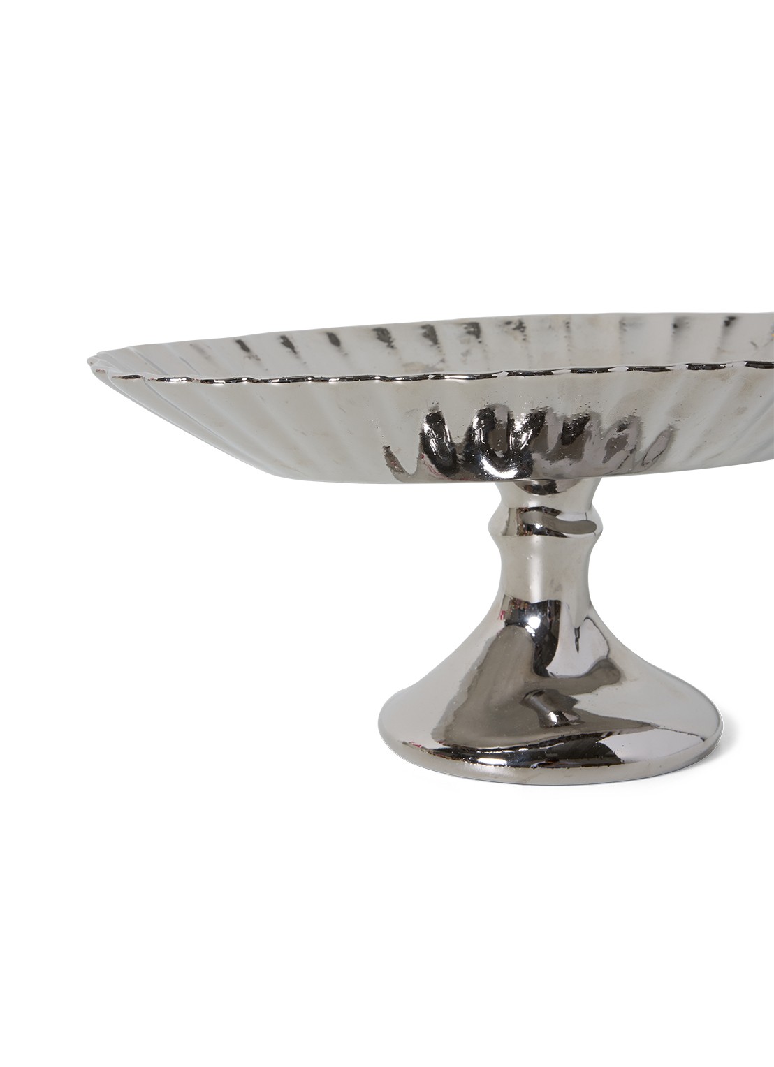 HKliving Schaal 34 cm - achterkant 6 zilver