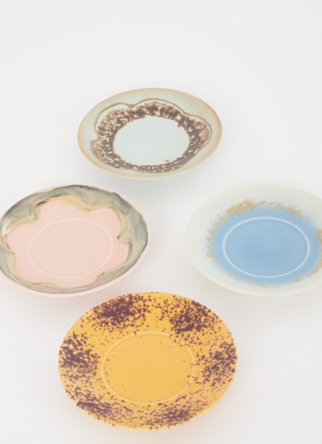 HKliving Schotel 11,5 cm set van 4 - detail 3 blauw