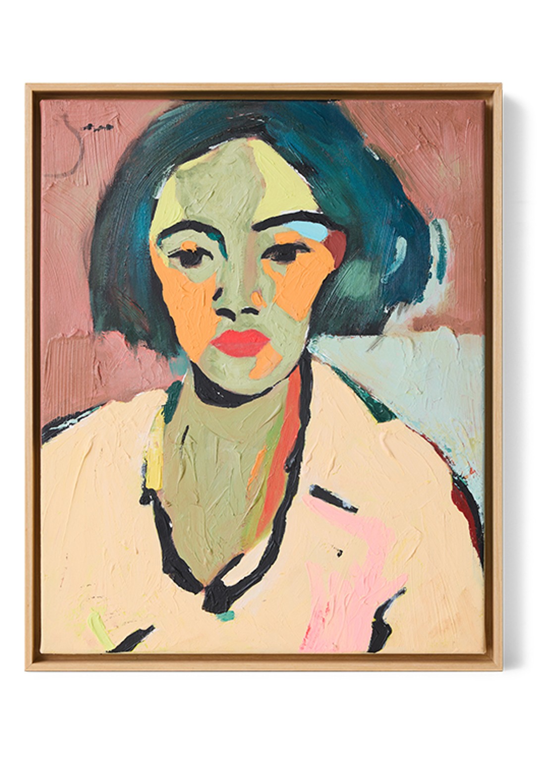 HKliving Self-Made wandelement 43 x 53 cm - voorkant bruin