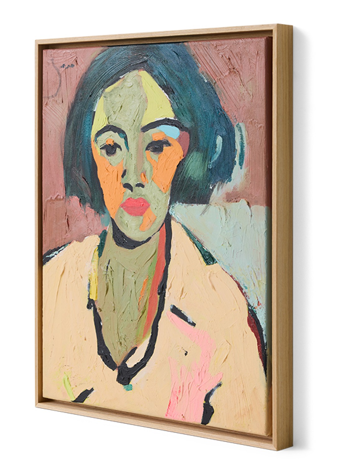 HKliving Self-Made wandelement 43 x 53 cm - voorkant 2 bruin