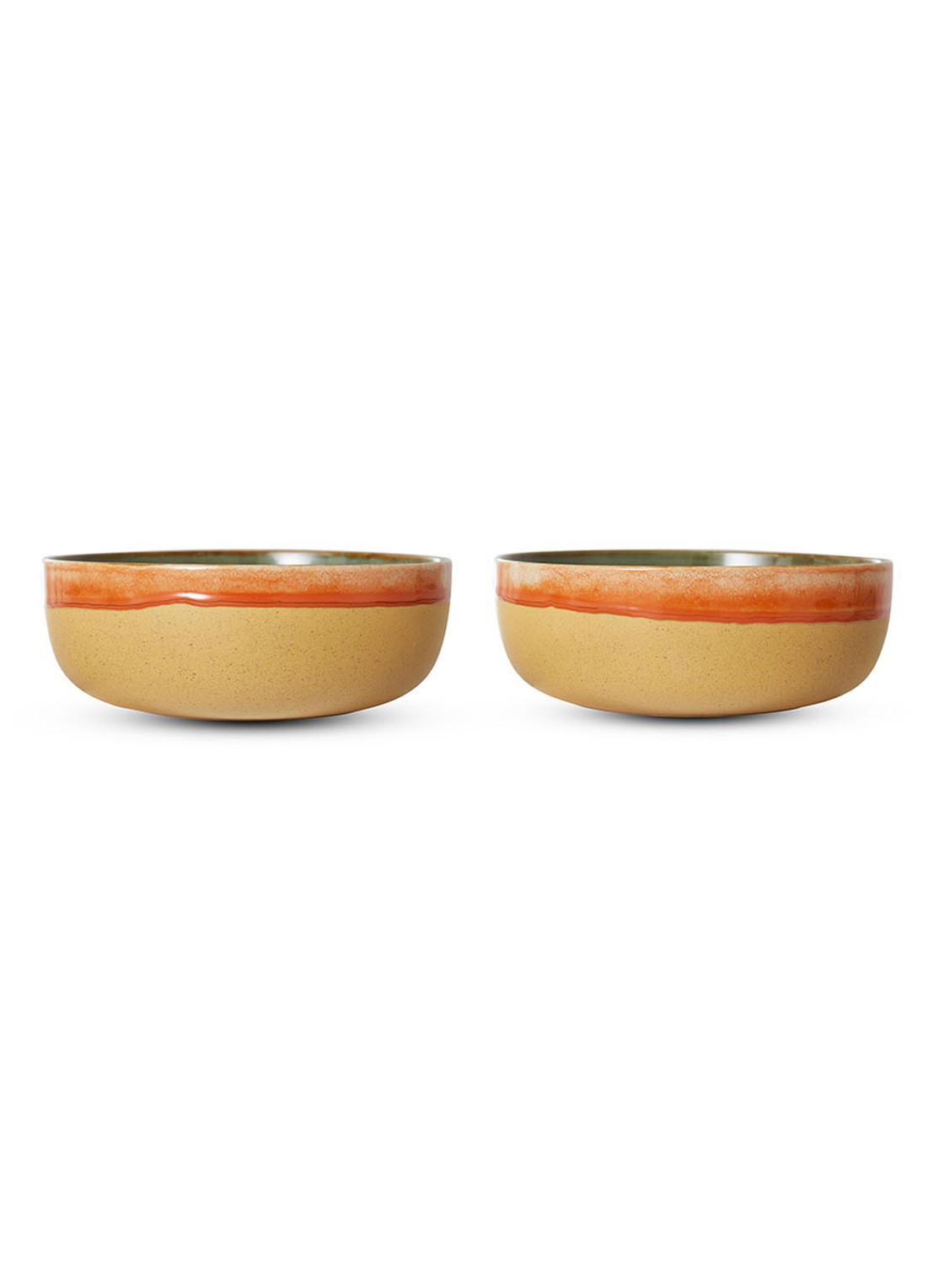 HKliving Shore saladekom 25 cm - detail 4 beige