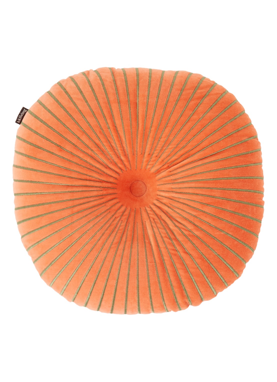HKliving Sierkussen 50 x 12 cm - voorkant 3 orange