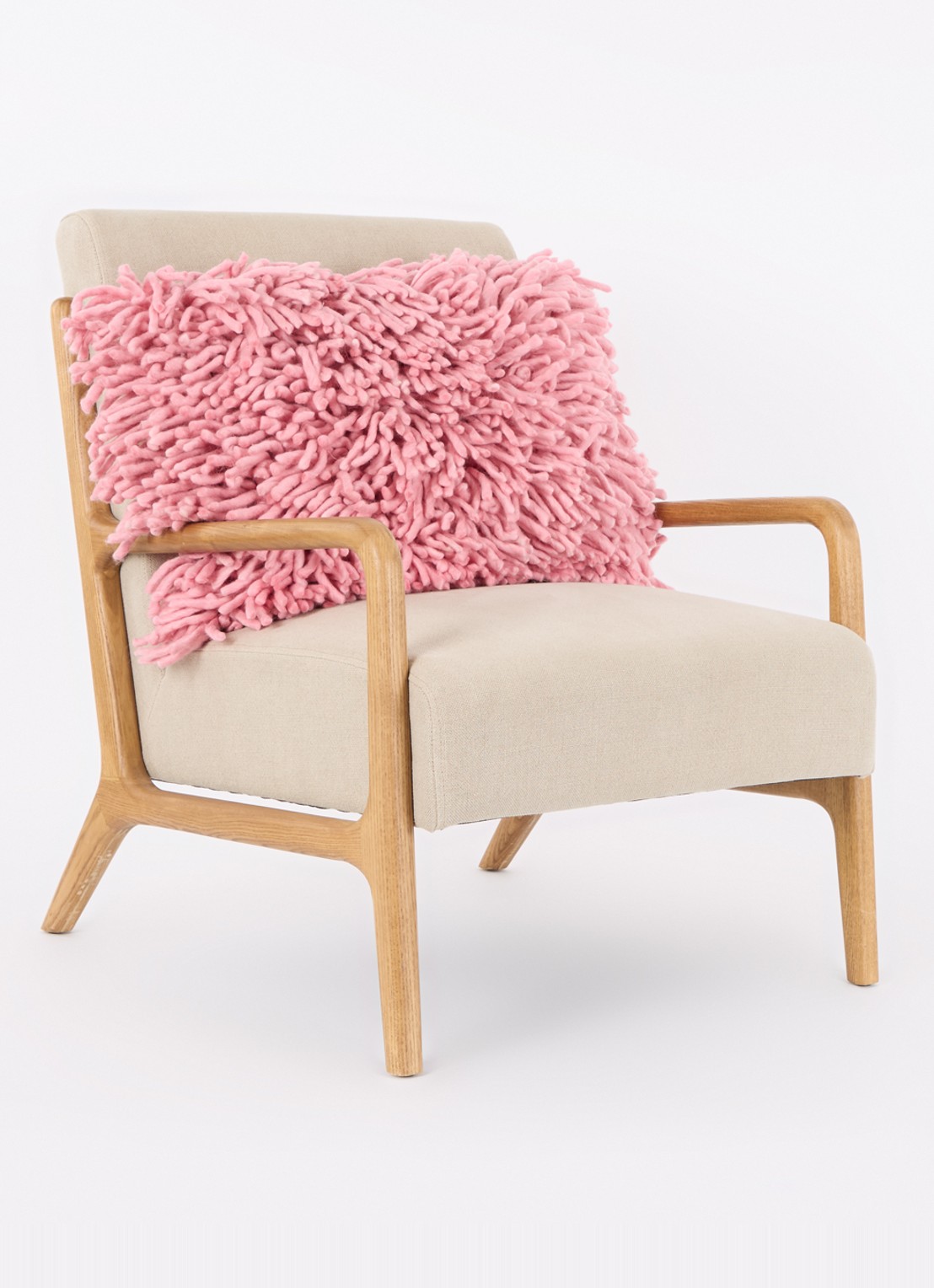 HKliving Sierkussen 60 x 40 cm - voorkant 4 roze