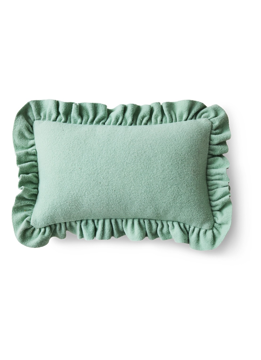 HKliving Sierkussen 60 x 40 cm - voorkant mint