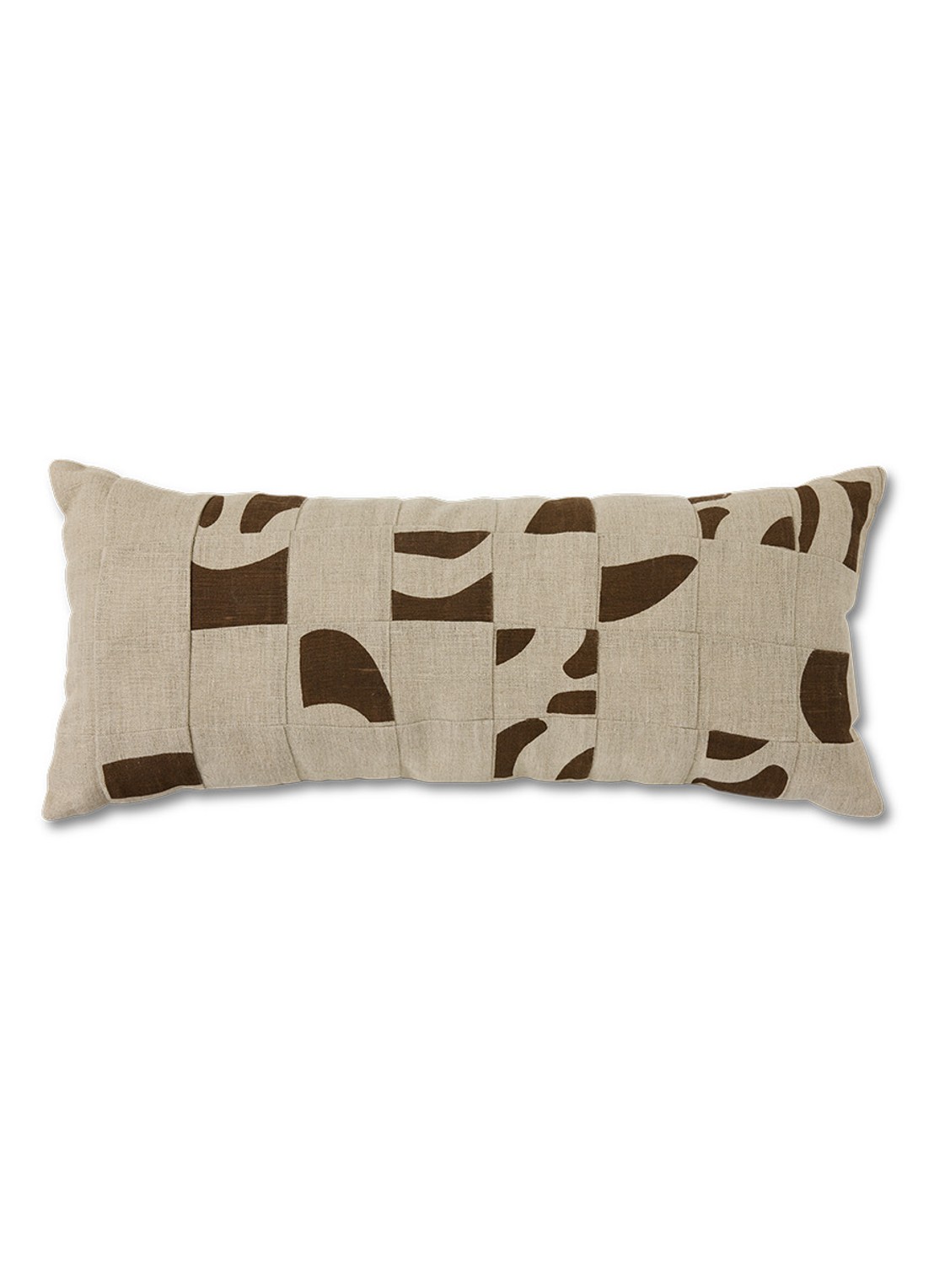 HKliving Sierkussen 70 x 30 cm - voorkant 2 naturel
