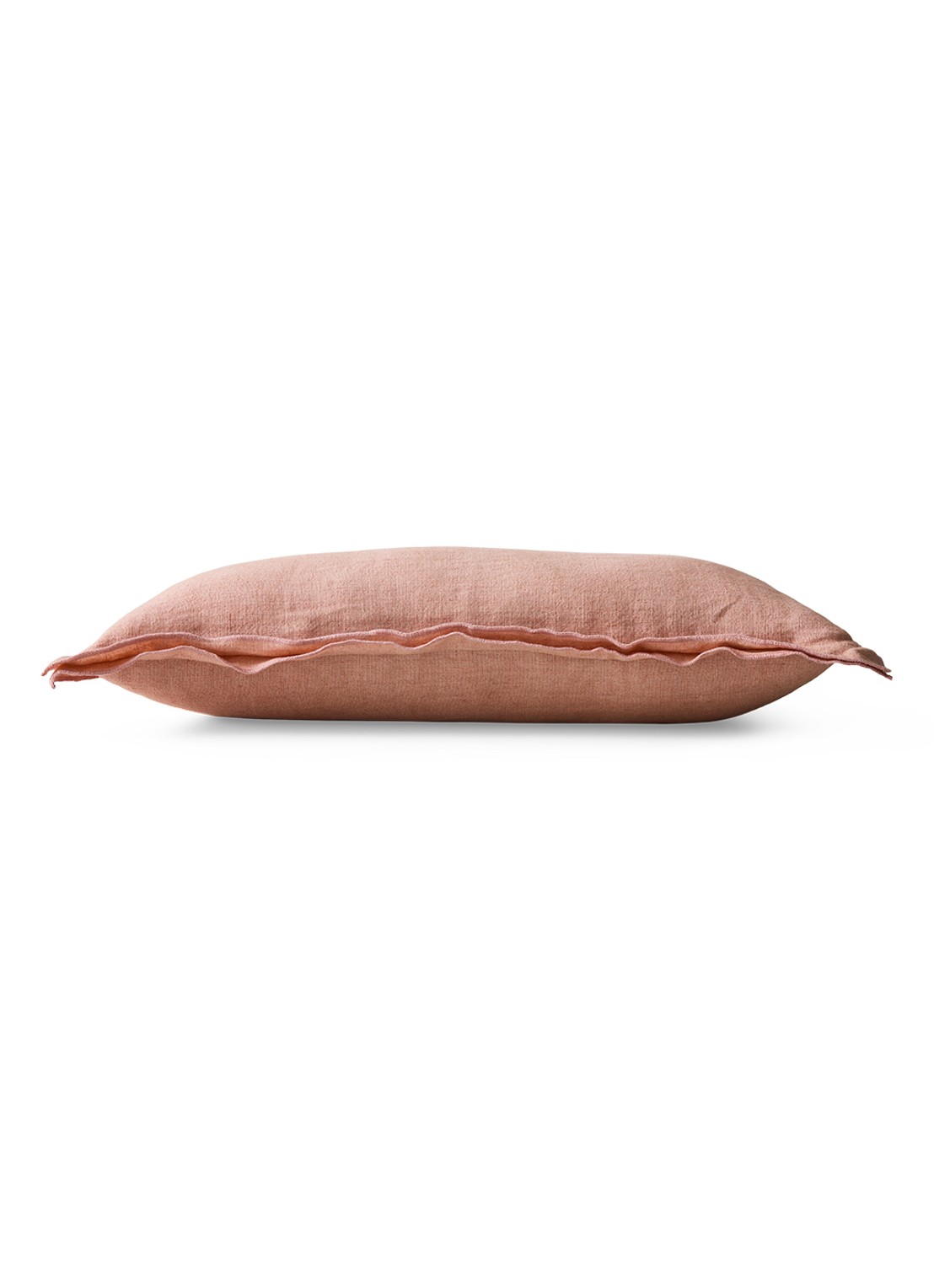 HKliving Sierkussen 70 x 30 cm - voorkant 3 zalmroze