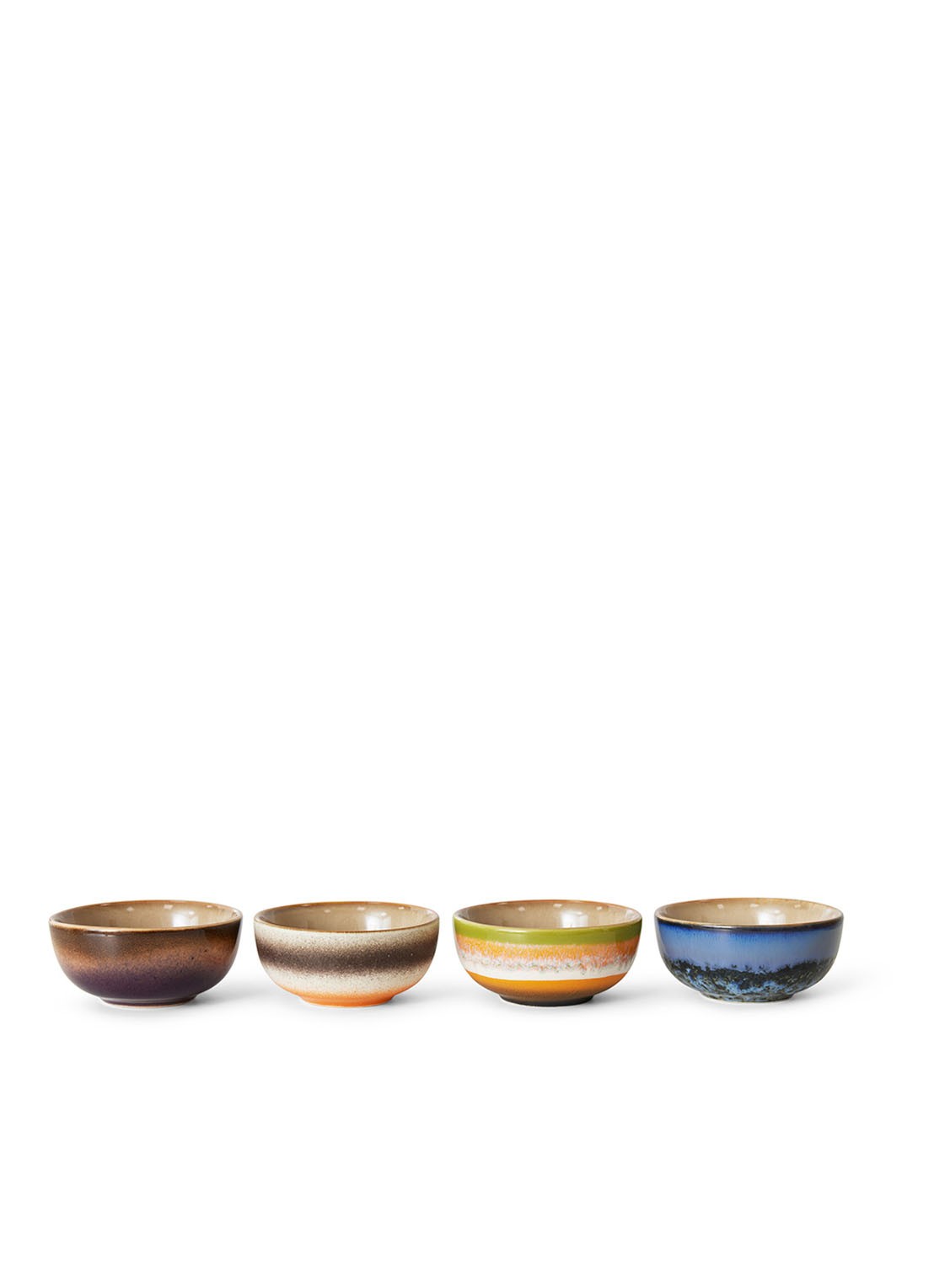 HKliving Sierra dipschaal 8 cm set van 4 - detail 3 multicolor