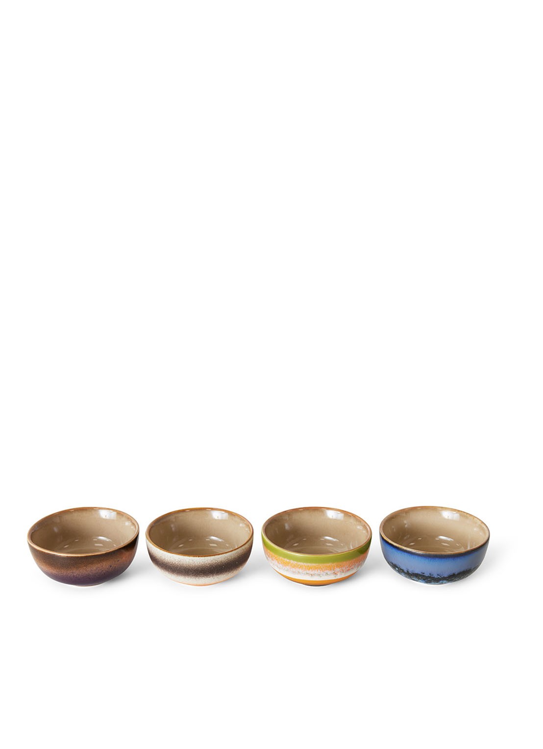 HKliving Sierra dipschaal 8 cm set van 4 - detail 4 multicolor