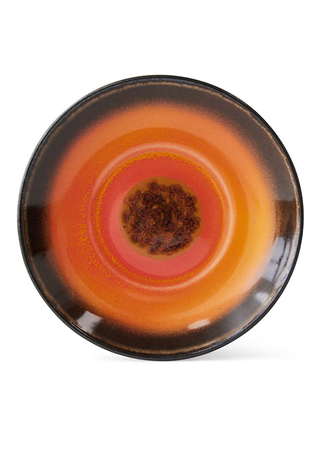 HKliving Slow Roast schotel 11,5 cm - voorkant 5 oranjerood