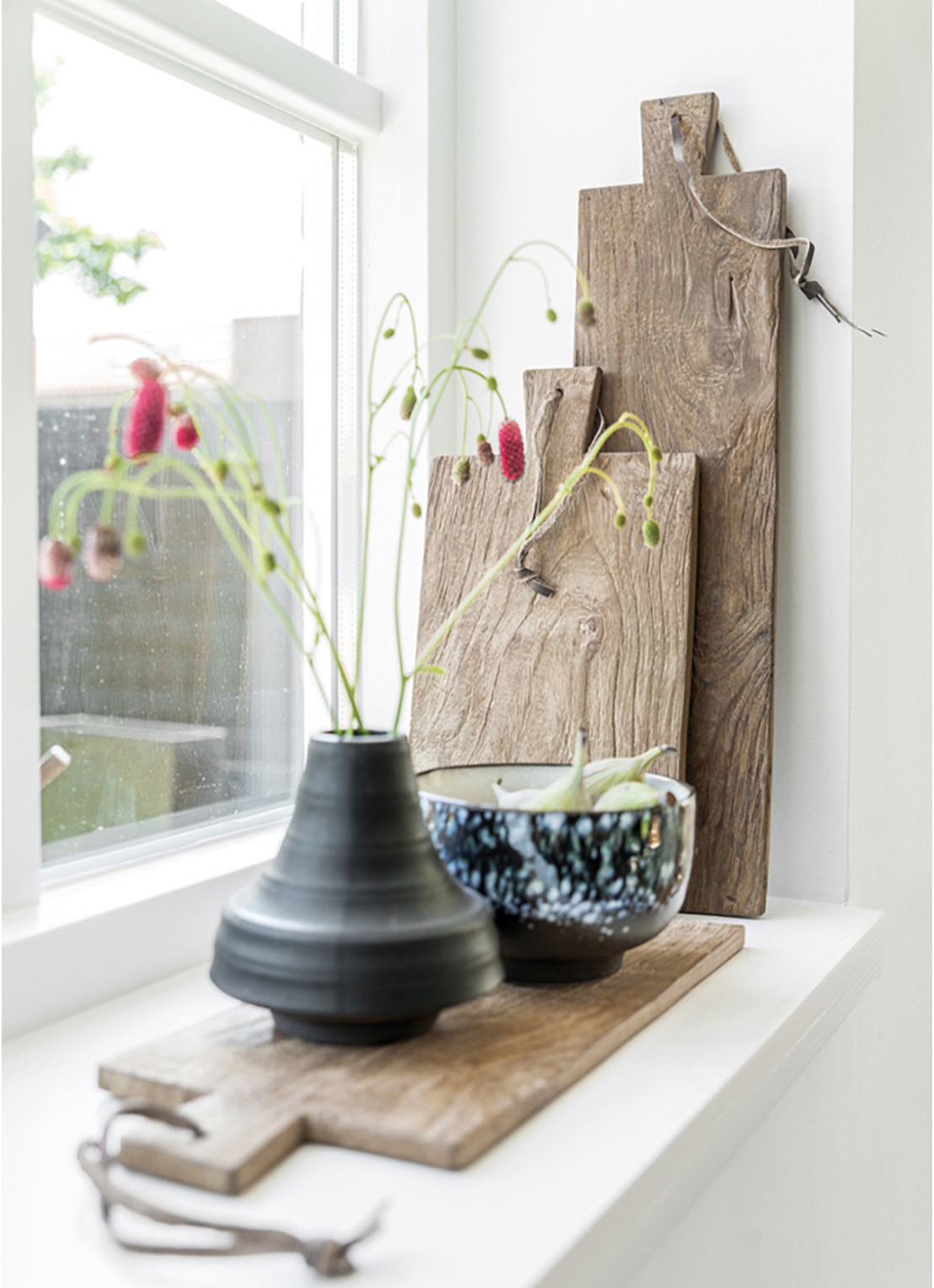 HKliving Snijplank set van 3 - detail 4 bruin