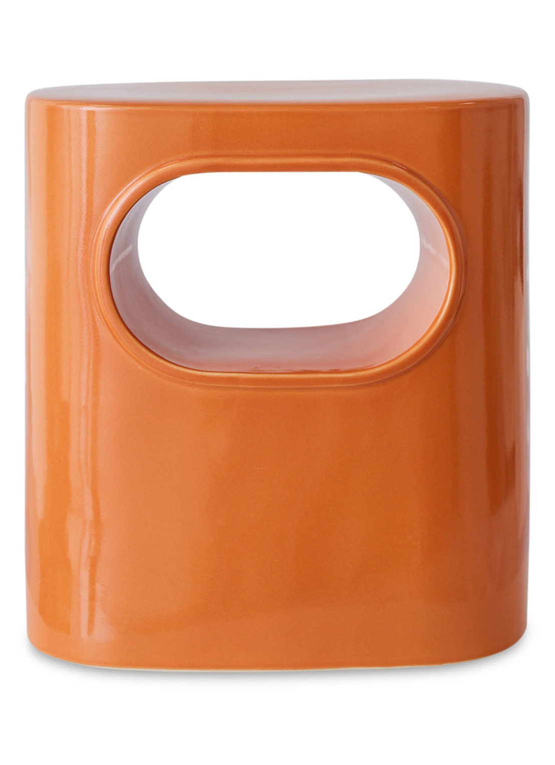 HKliving Space bijzettafel 36 x 39 cm - voorkant 4 orange