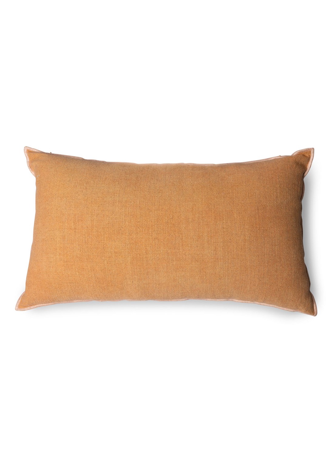 HKliving Spicy Ginger sierkussen 60 x 35 cm - voorkant 4 oranjebruin