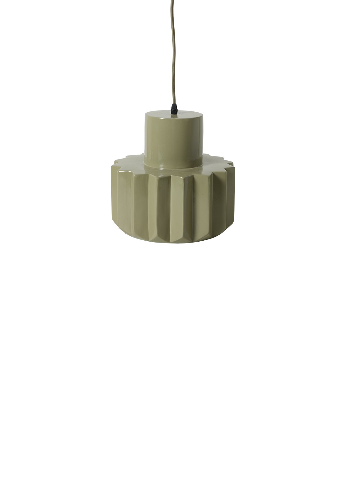 HKliving Stellar hanglamp 27 cm - voorkant groen