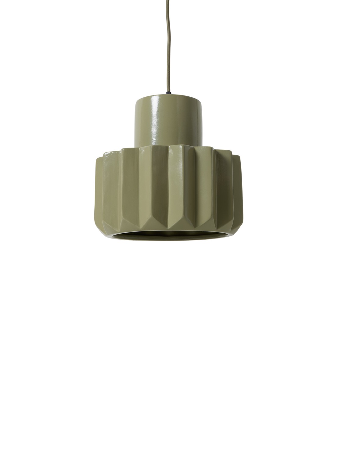 HKliving Stellar hanglamp 27 cm - voorkant 2 groen