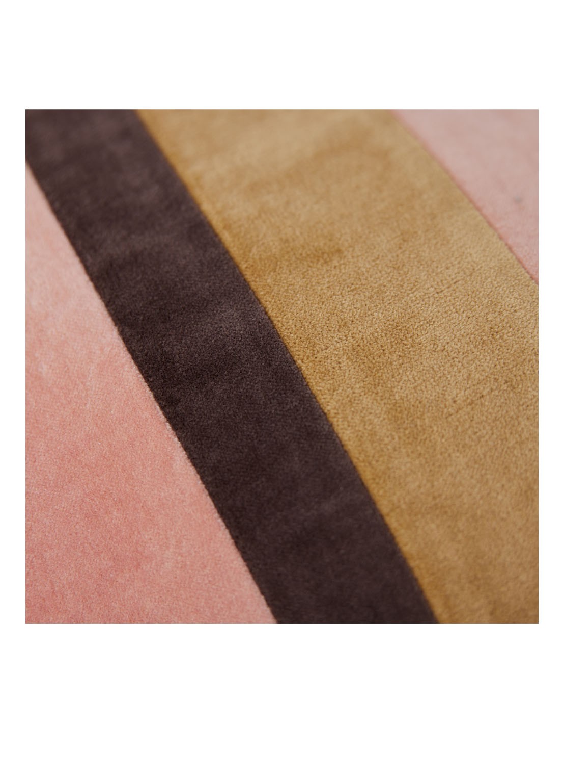 HKliving Striped sierkussen 50 x 30 cm - detail 4 multicolor