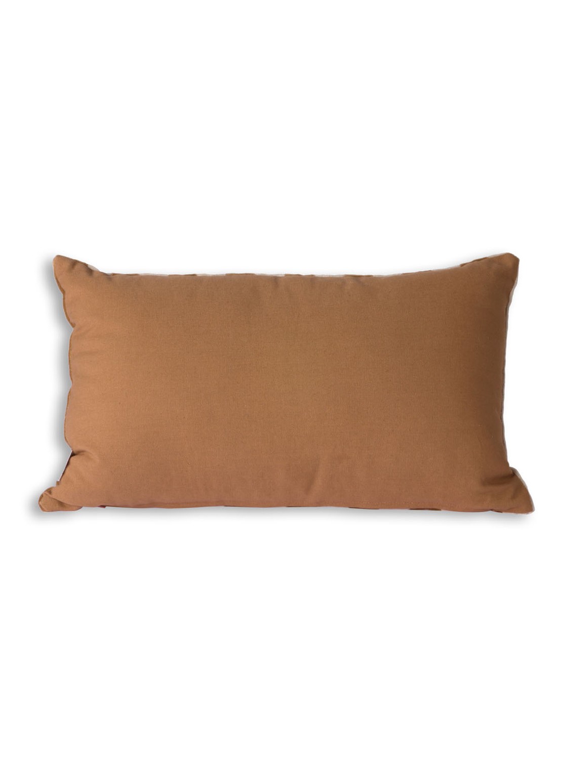 HKliving Striped Velvet sierkussen 50 x 30 cm - detail bruin