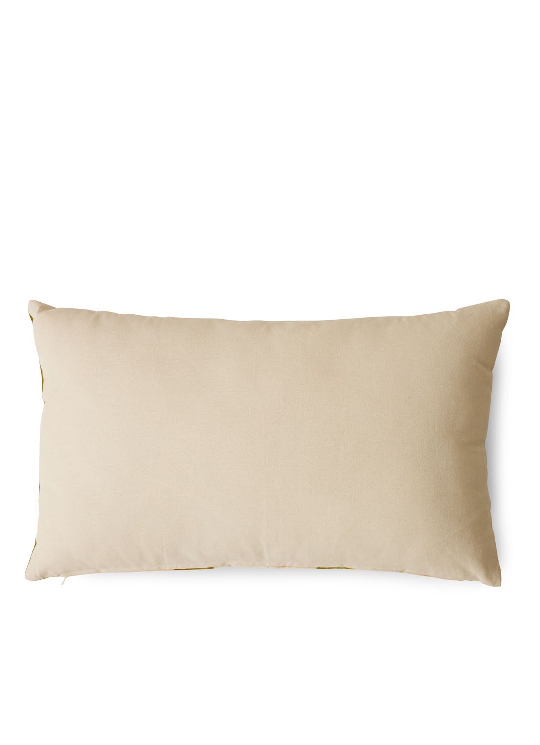 HKliving Striped Velvet sierkussen 60 x 35 cm - achterkant multicolor