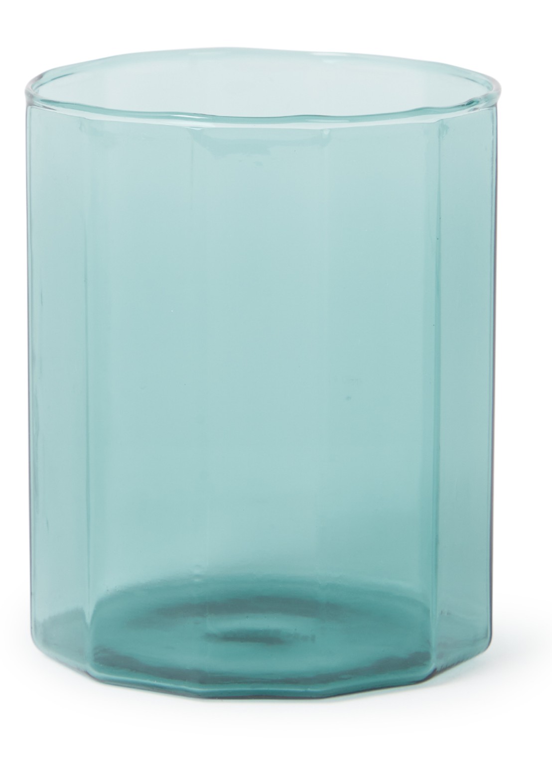 HKliving Sunlit drinkglas 42,5 cl - voorkant zeegroen