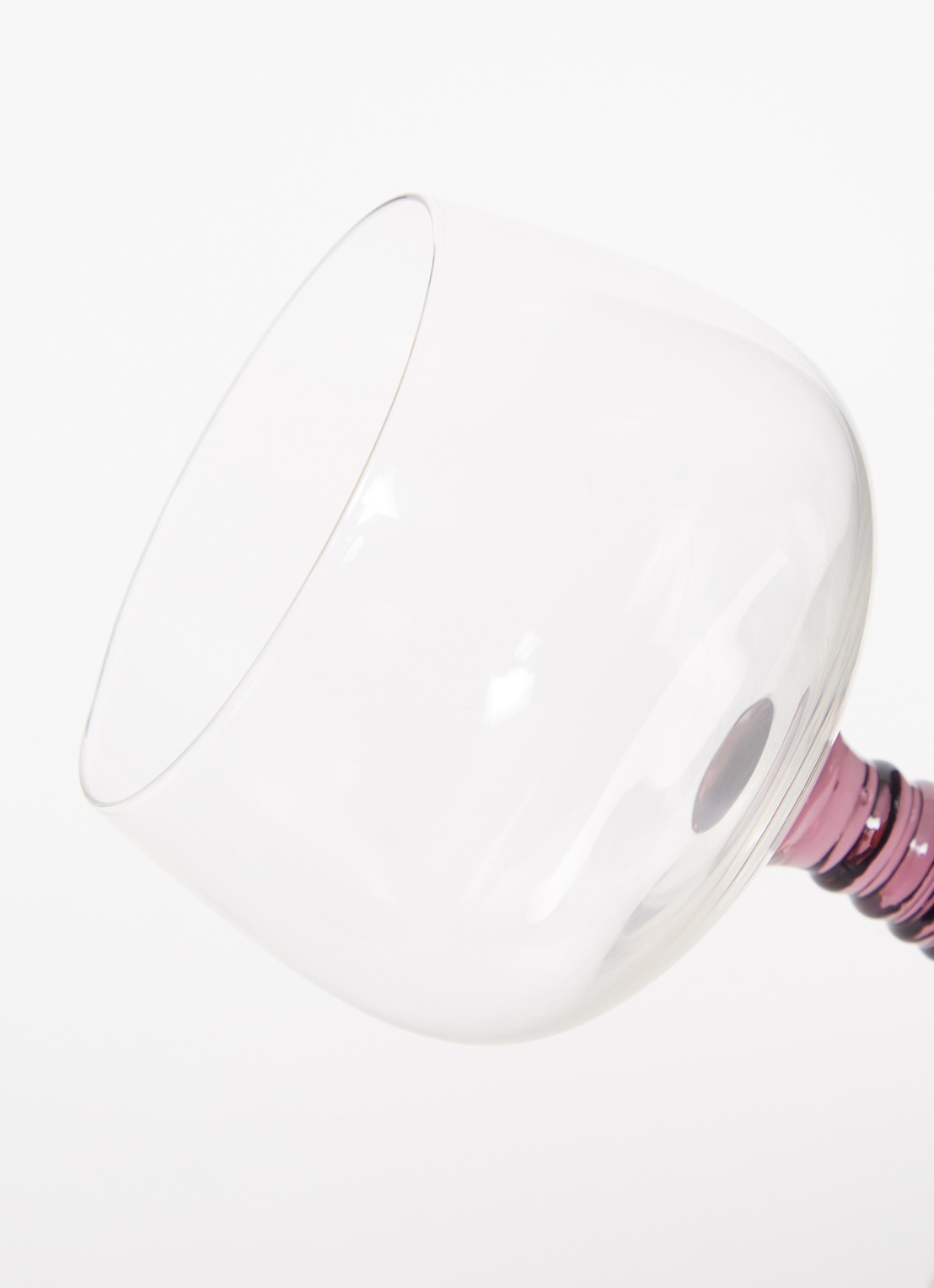 HKliving Swirl hoog wijnglas 27,5 cl - detail 3 paars