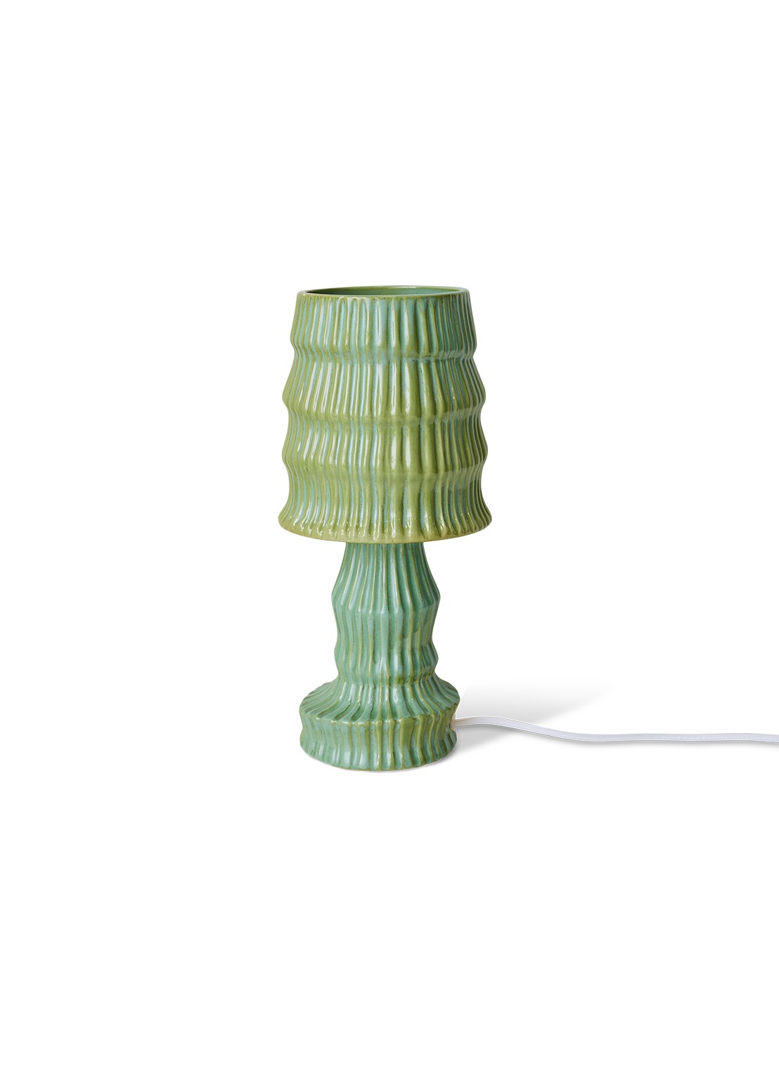 HKliving Tafellamp 34 cm - voorkant groen