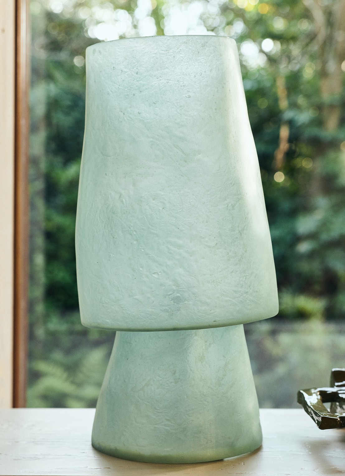 HKliving Tafellamp 51,5 cm - achterkant petrol