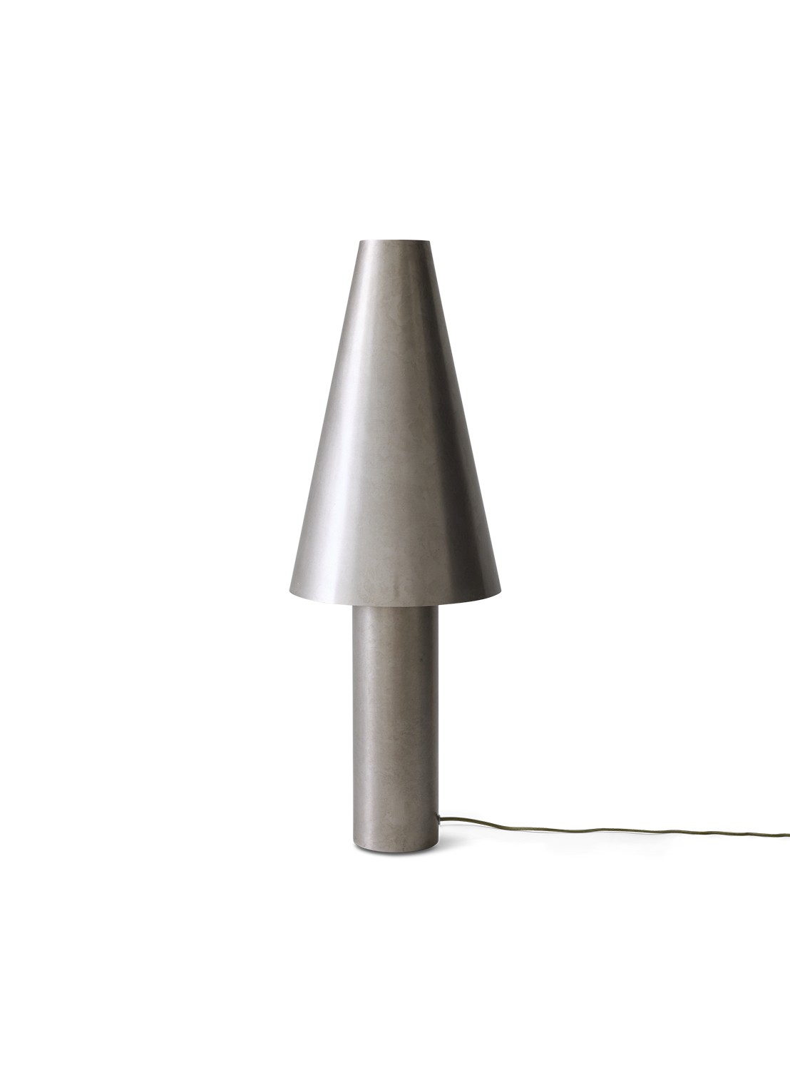 HKliving Tafellamp 71 cm - voorkant zilver