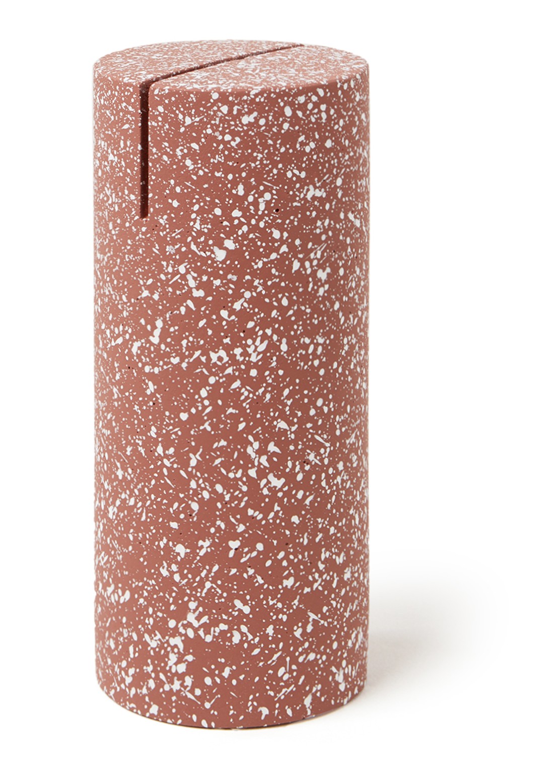 HKliving Terrazzo Cylinder fotostandaard - voorkant donkerrood